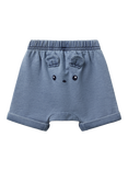 Benetton Baby Fleece Shorts, Denim