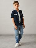 Reiss Ortiz Cotton Short Sleeve Shirt