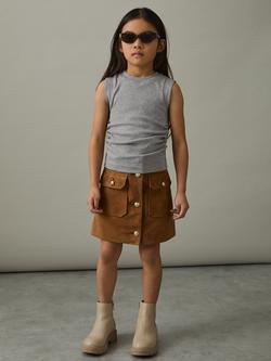 Reiss Kids' Trudy Ruched Vest - view 2, Grey