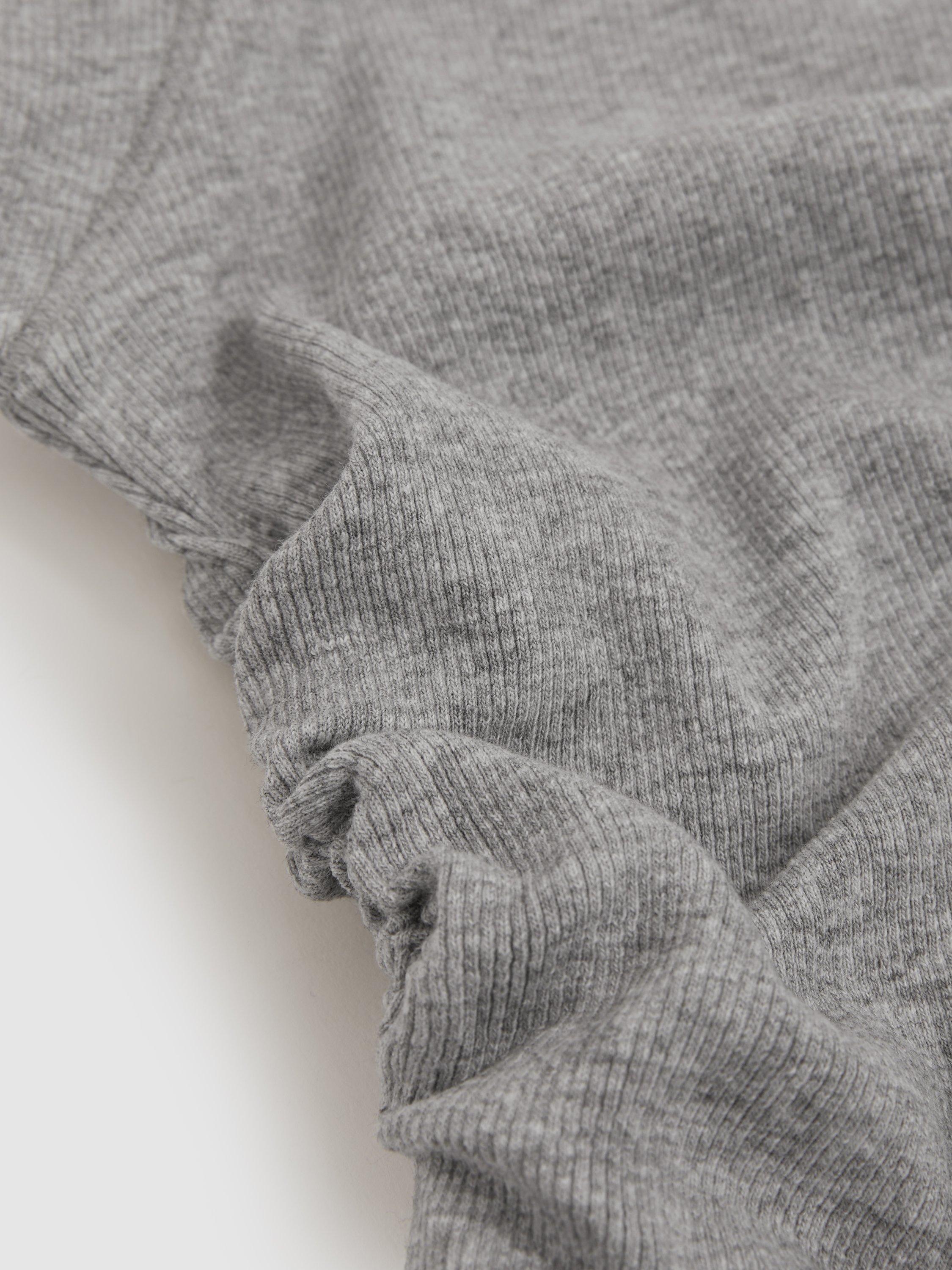 Product image 4 of 4, which shows Reiss Kids' Trudy Ruched Vest, Grey, 4-5 years