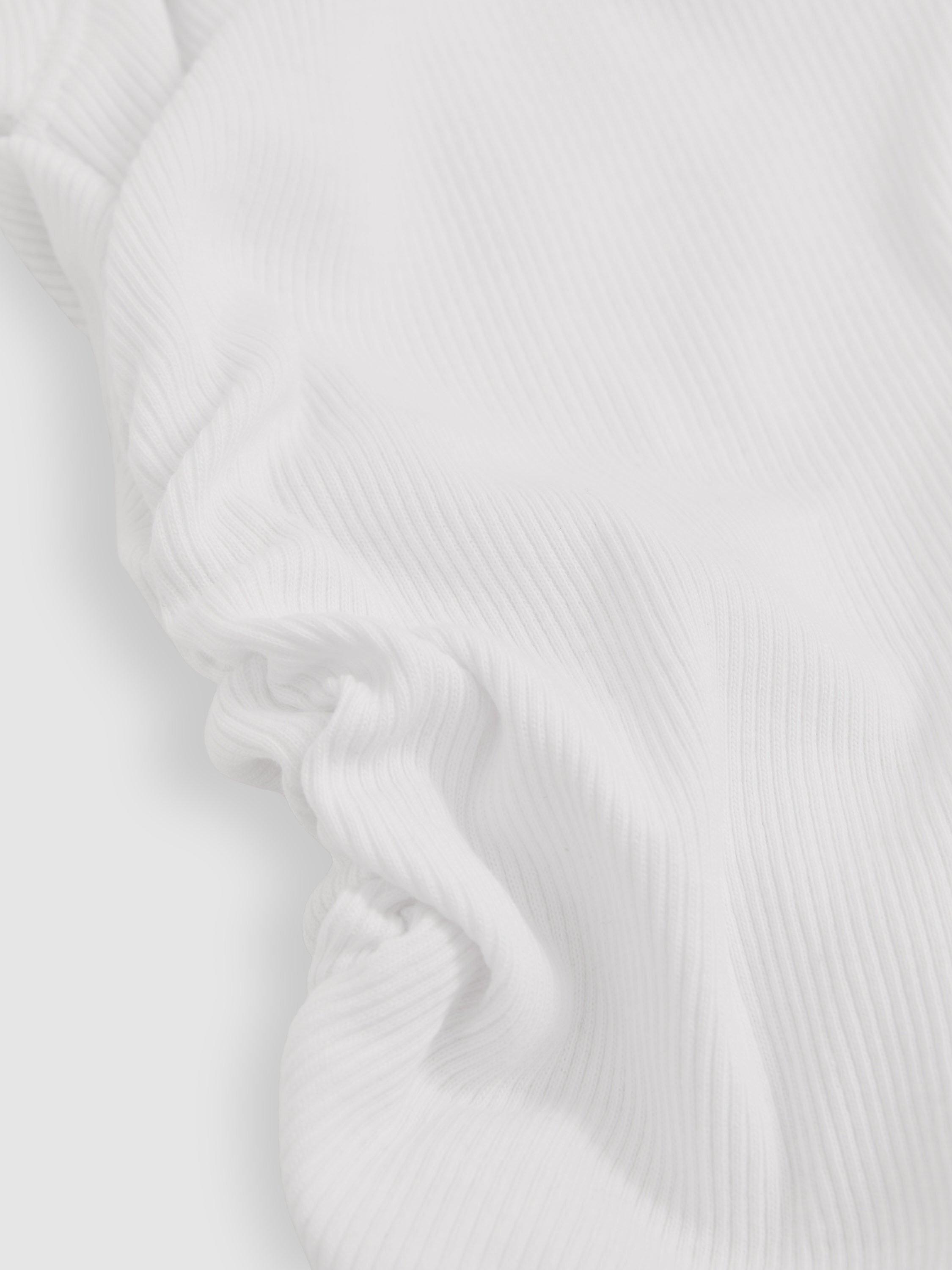 Product image 4 of 4, which shows Reiss Kids' Trudy Ruched Vest, White, 4-5 years