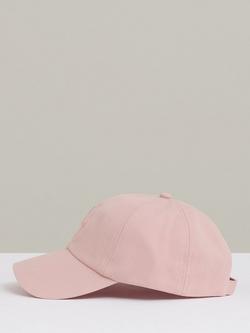 Reiss Elias Baseball Cap, Washed Pink