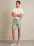 Reiss Deck Drawstring Chino Shorts, Light Green
