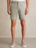 Reiss Deck Drawstring Chino Shorts, Light Green