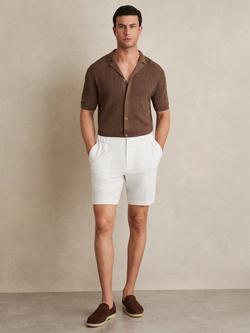 Reiss Deck Shorts, White, White