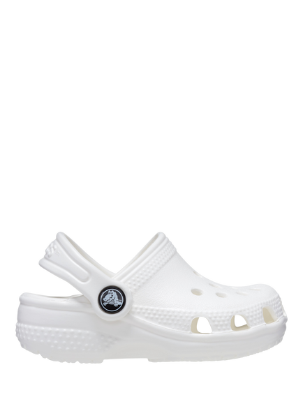 Crocs Kids' Littles Classic Croc Clogs, White