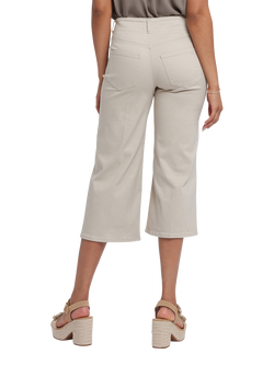 NYDJ Brigitte Wide Leg Capri Jeans - view 2, Feather