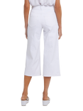 NYDJ Brigitte Wide Leg Capri Jeans, Optic White