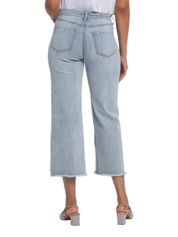 NYDJ Coco Relaxed Wide Leg Crop Jeans - view 2, Santiago Sea