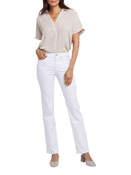 NYDJ Marilyn No Gapper™ Straight Jeans, Optic White
