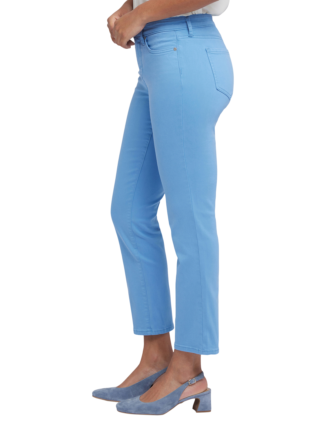 Product image 3 of 6, which shows NYDJ Sheri Slim Ankle Jeans, Pacific Coast, 4