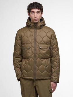 Barbour Hooded Spey Quilted Jacket, Beech, Beech