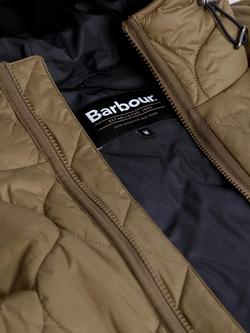 Barbour Hooded Spey Quilted Jacket, Beech - view 2, Beech