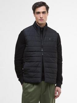 Barbour International Aldon Quilted Gilet, Black, Black