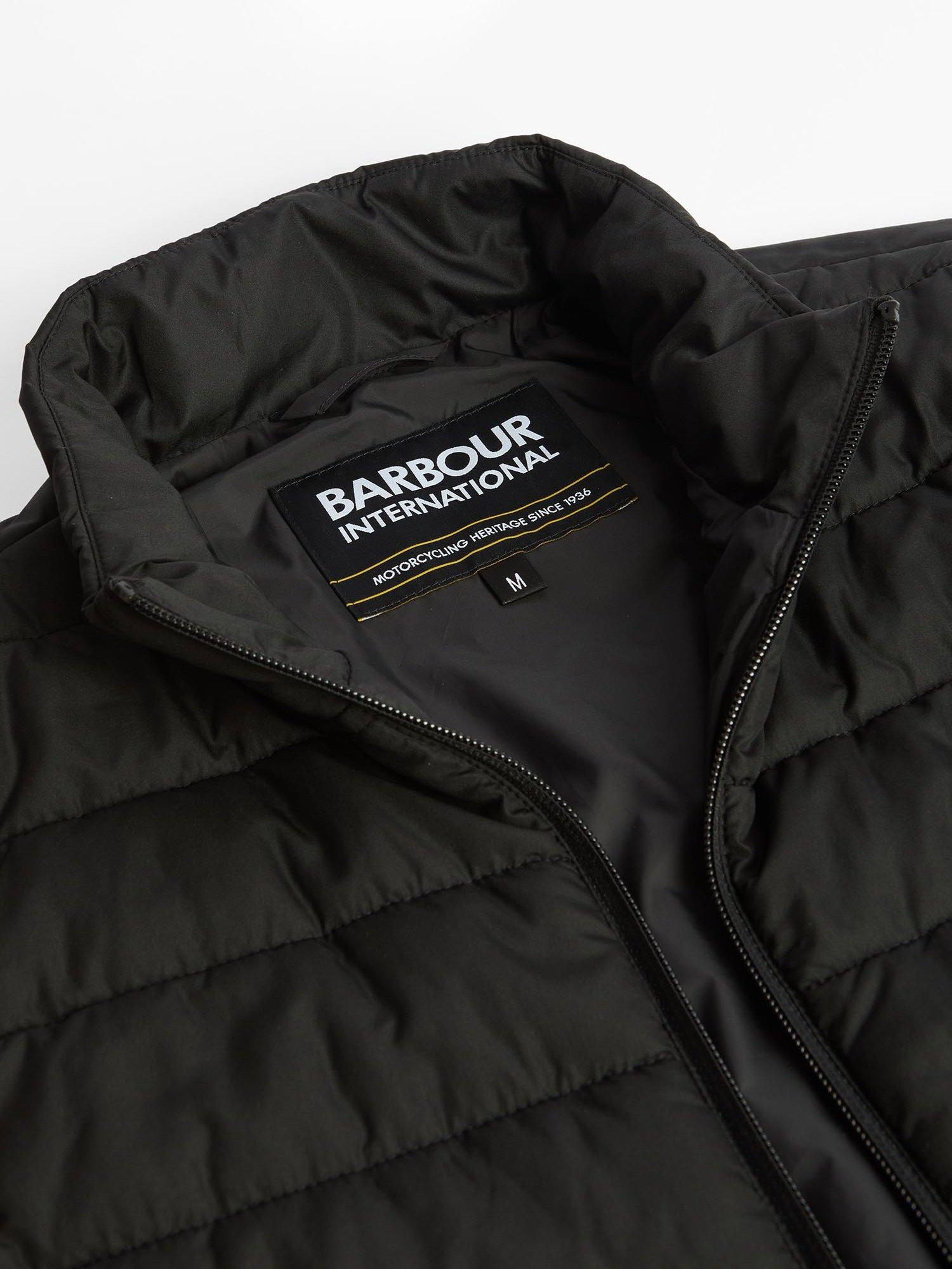 Product image 2 of 5, which shows Barbour International Aldon Quilted Gilet, Black, S