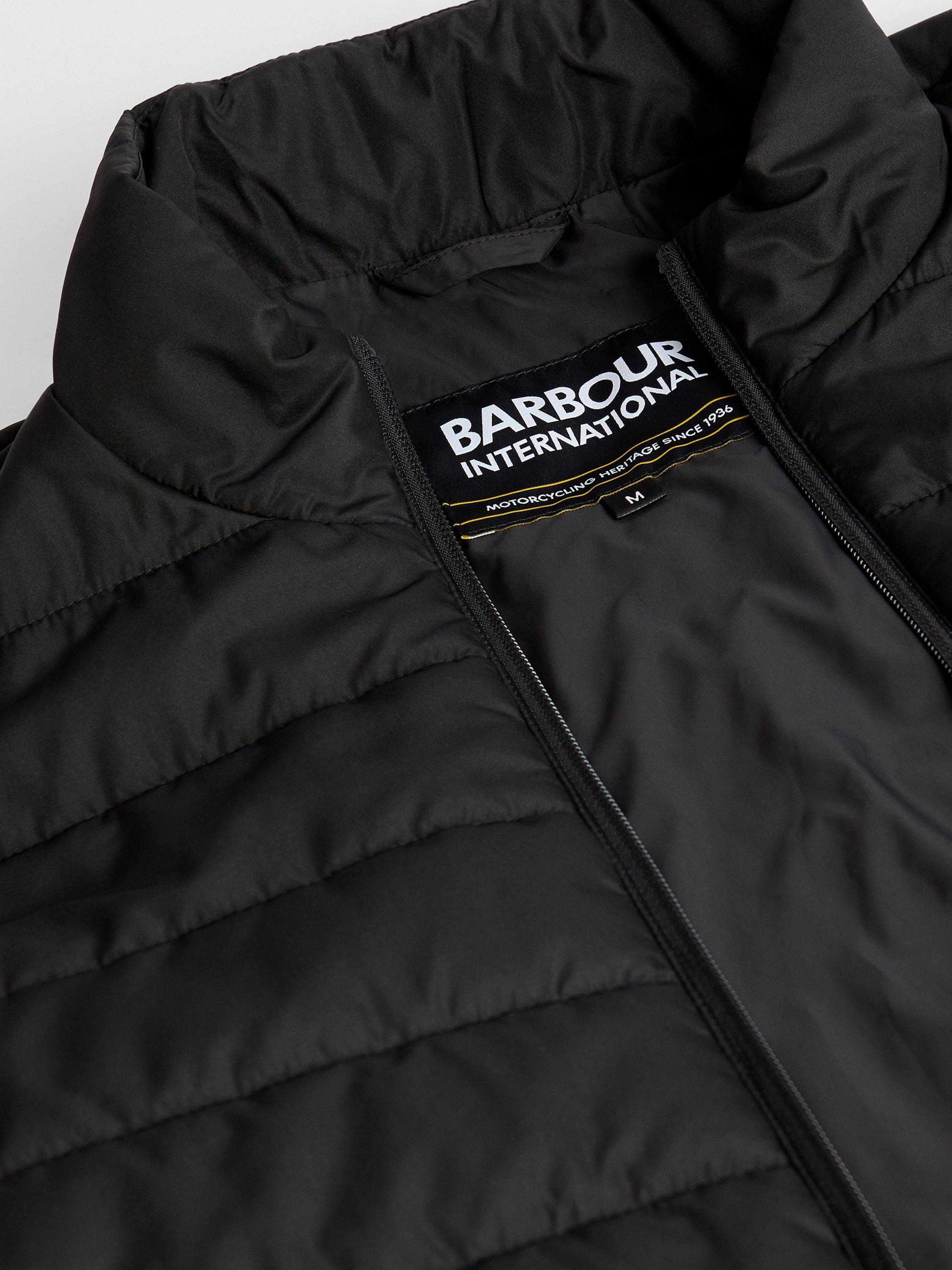 Product image 11 of 11, which shows Barbour International Aldon Quilted Jacket, Black, S