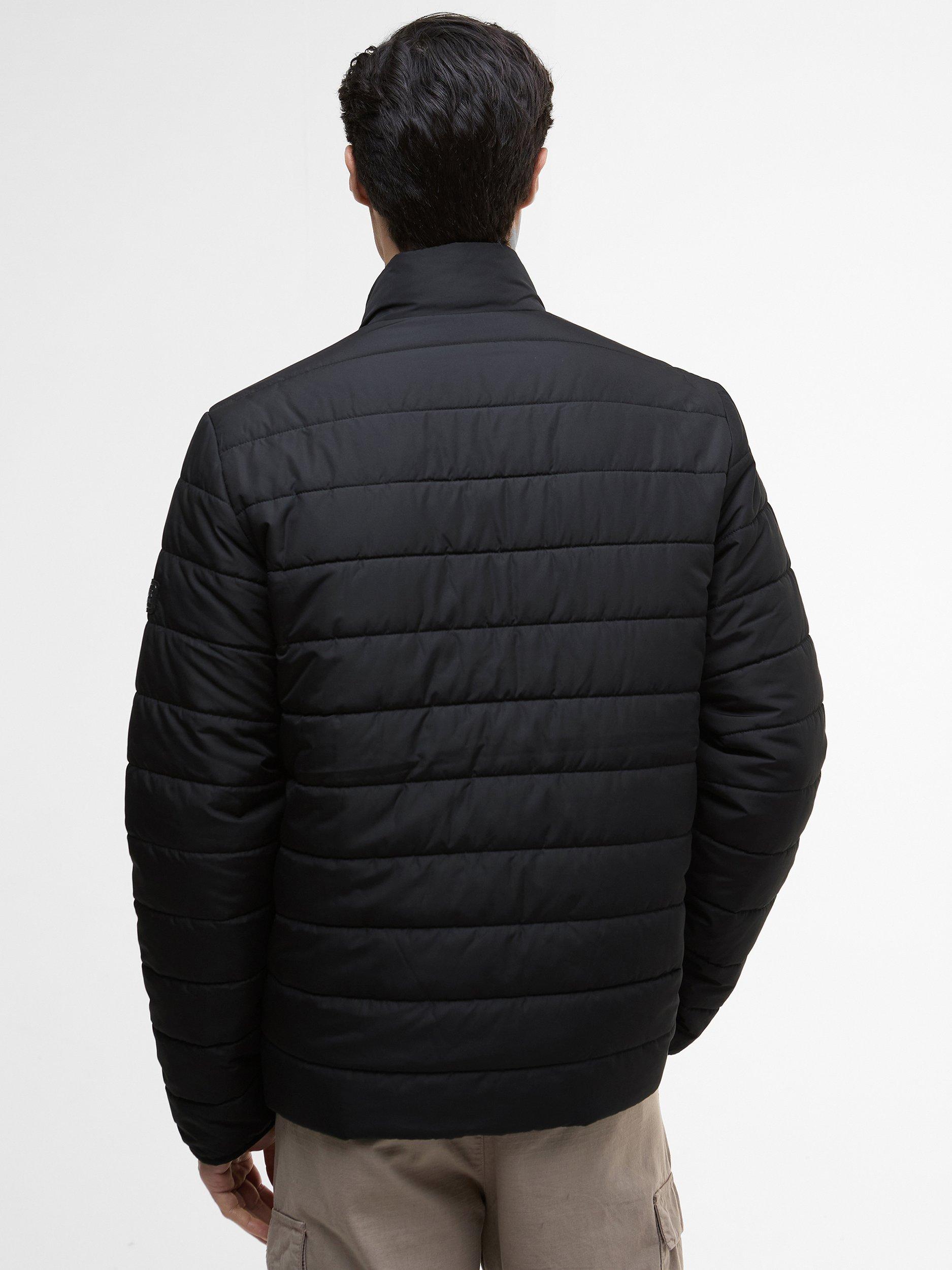 Product image 2 of 11, which shows Barbour International Aldon Quilted Jacket, Black, S