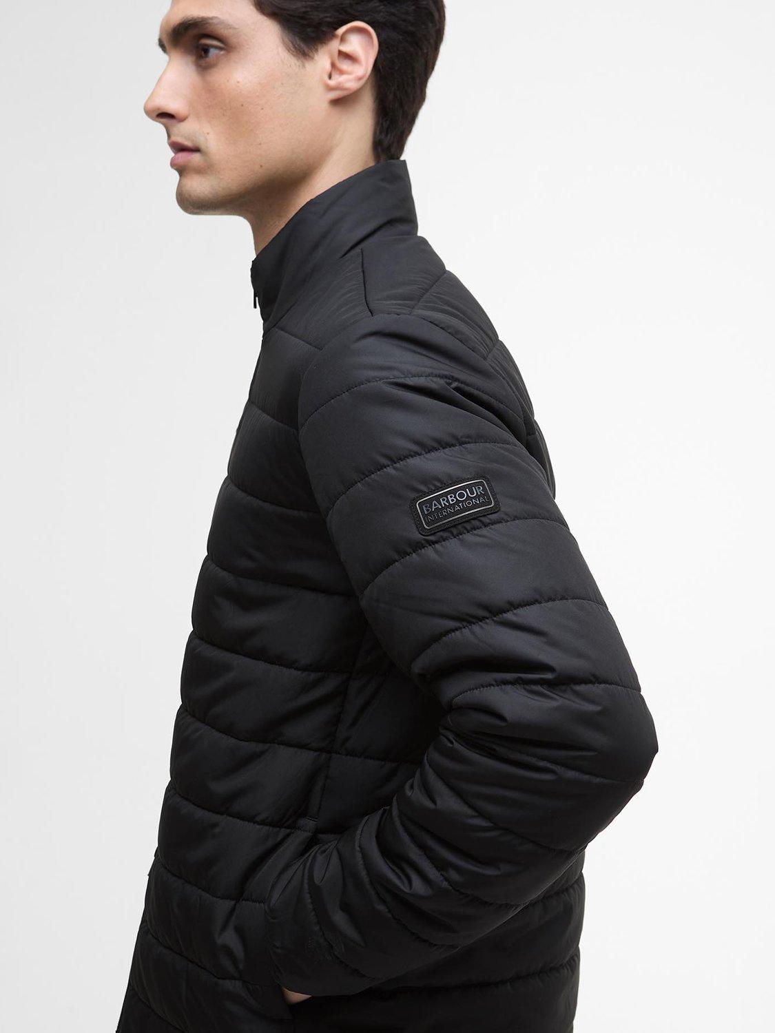 Product image 6 of 11, which shows Barbour International Aldon Quilted Jacket, Black, S