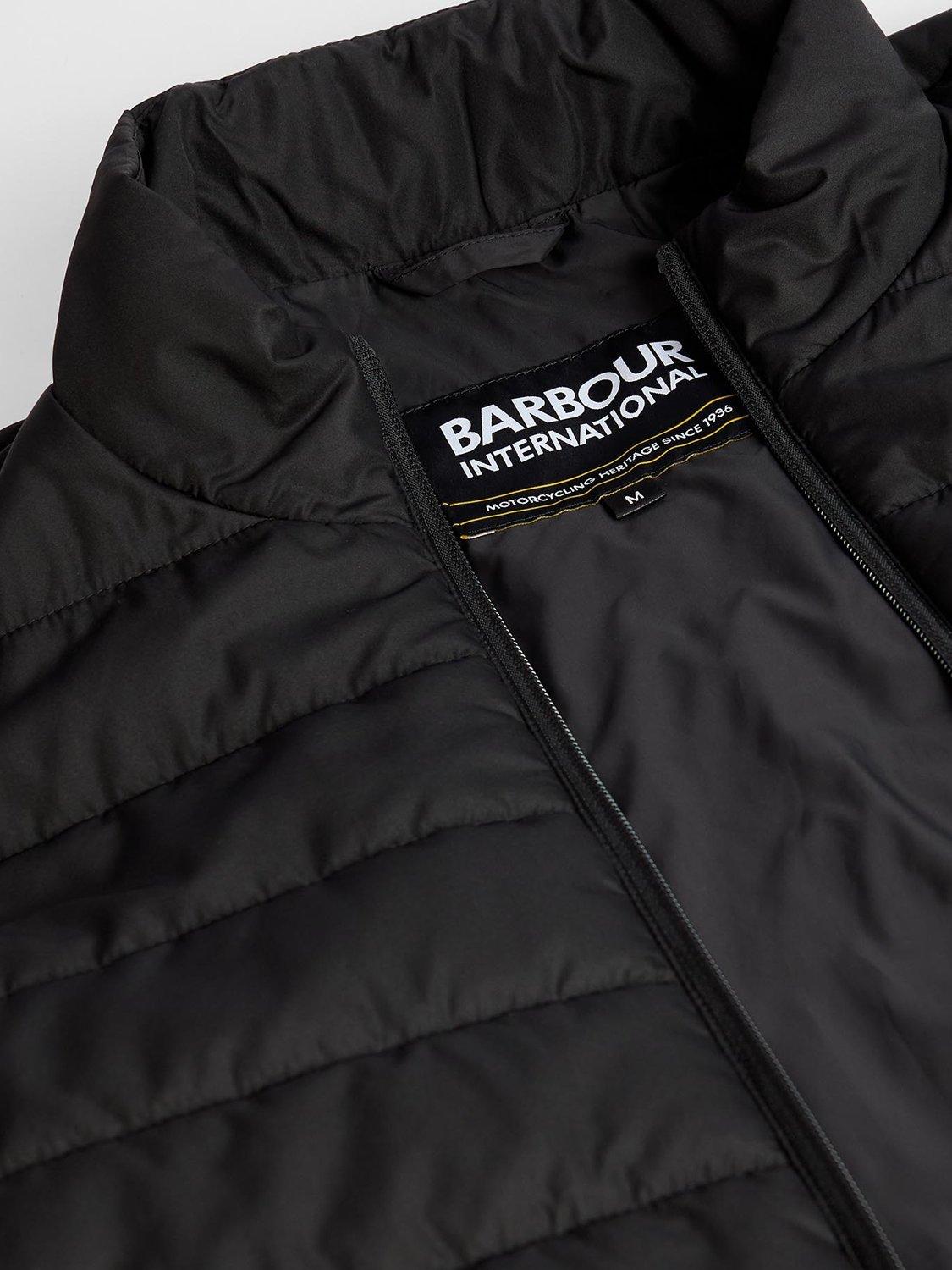Product image 8 of 11, which shows Barbour International Aldon Quilted Jacket, Black, S