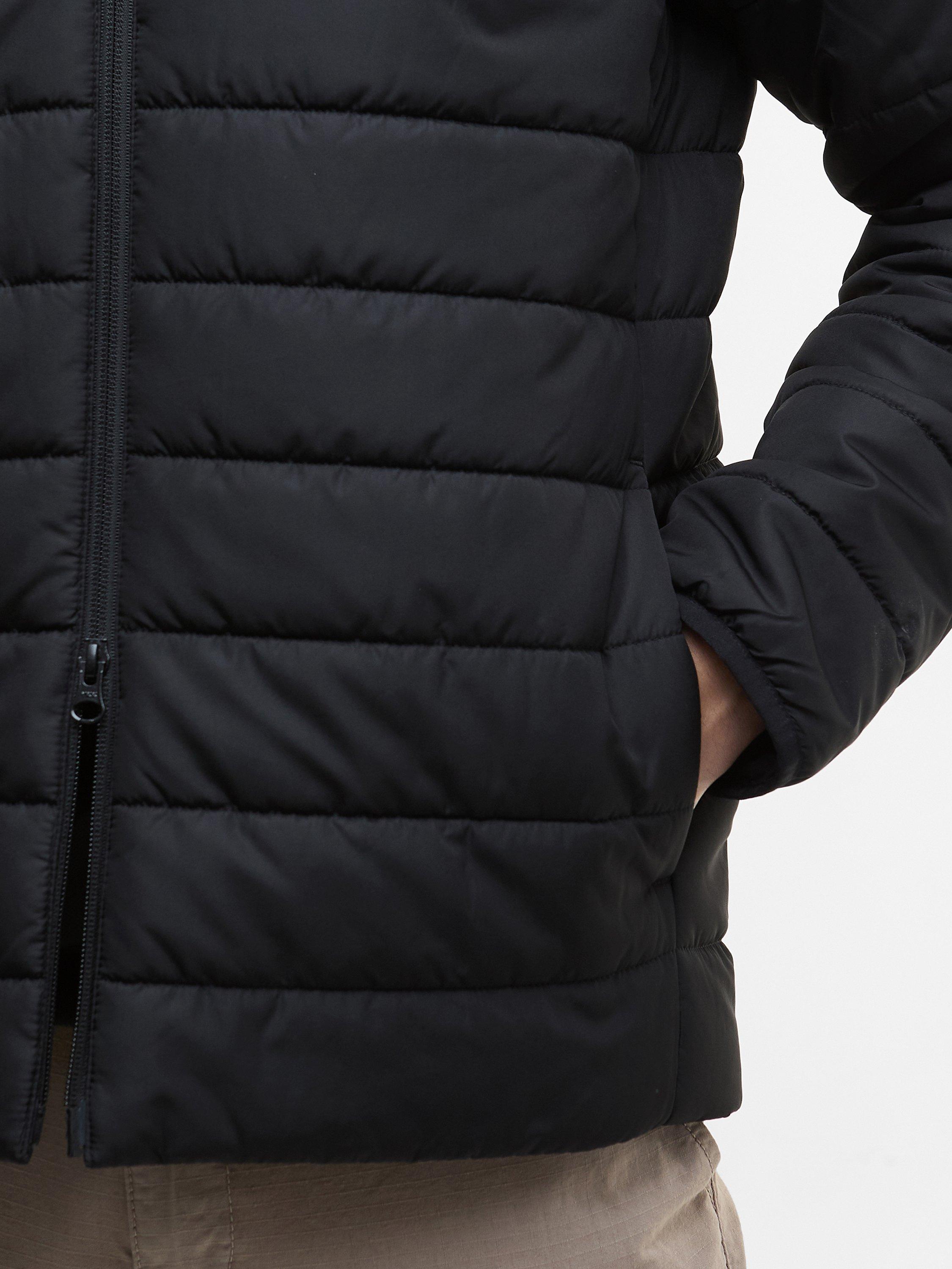 Product image 10 of 11, which shows Barbour International Aldon Quilted Jacket, Black, S