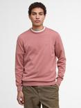 Barbour Pima Cotton Crew Neck Sweater, Earth Pink