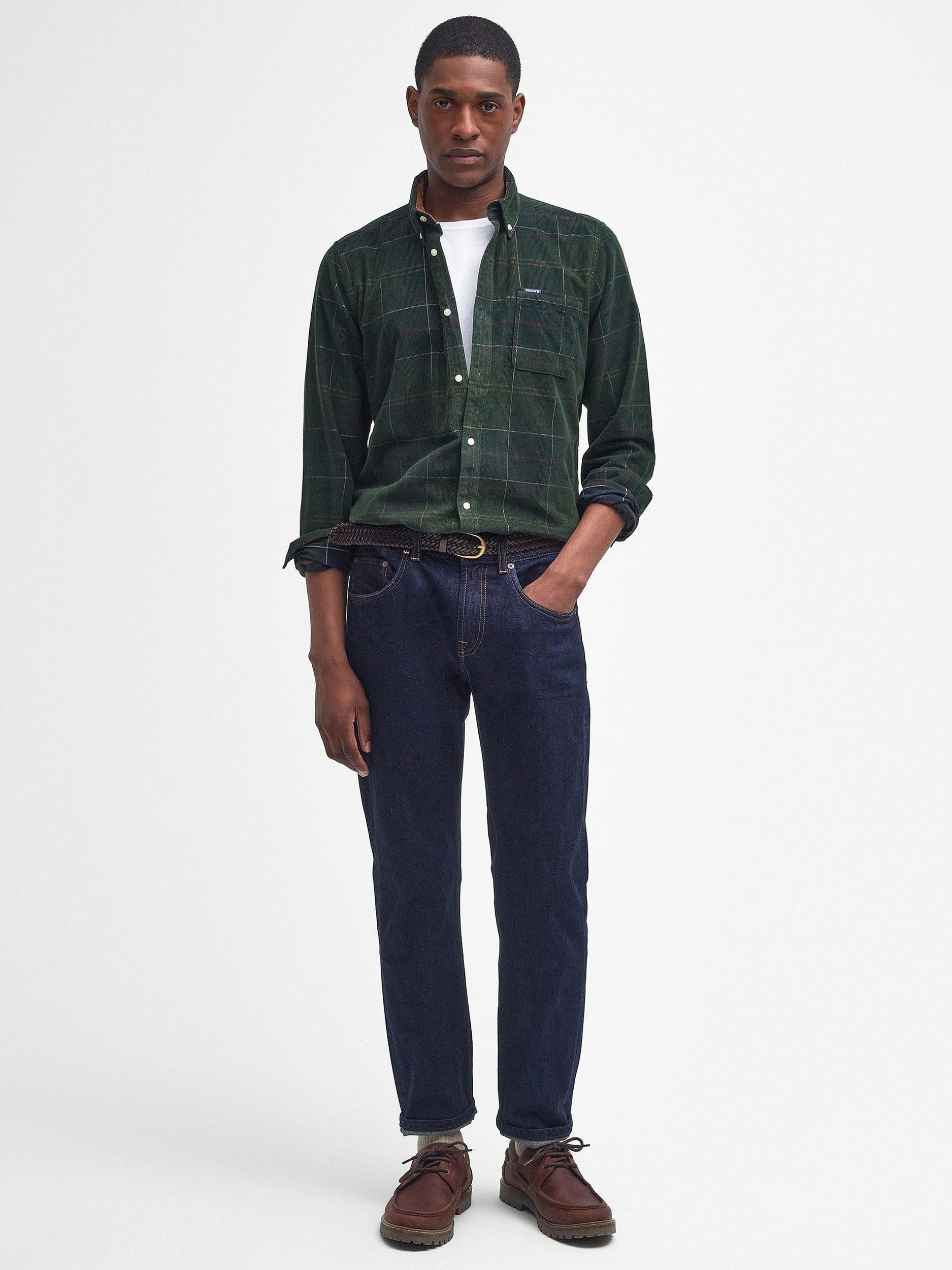 Product image 3 of 6, which shows Barbour Blair Tailored Fit Tartan Shirt, Classic Tartan, S