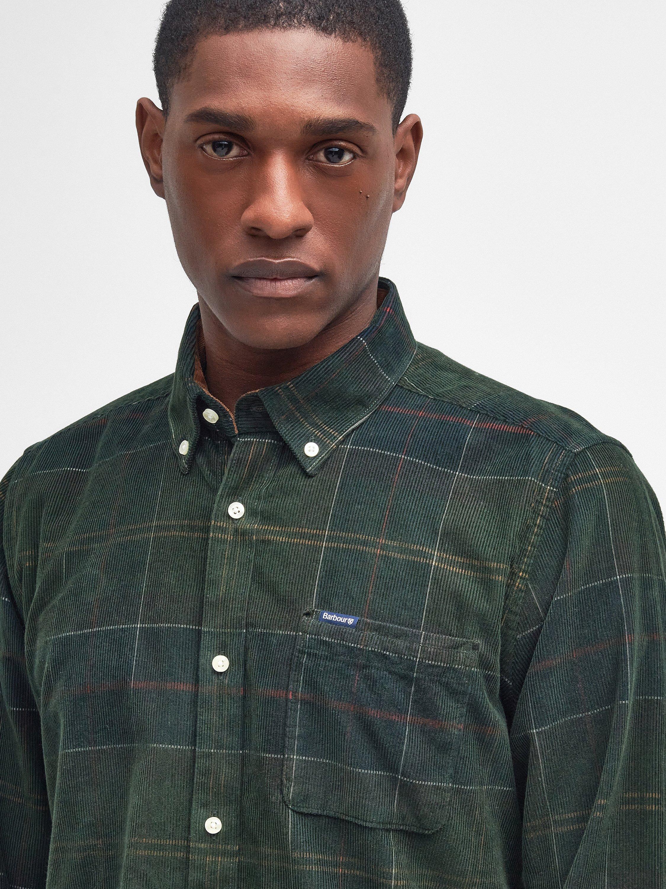 Product image 5 of 6, which shows Barbour Blair Tailored Fit Tartan Shirt, Classic Tartan, S