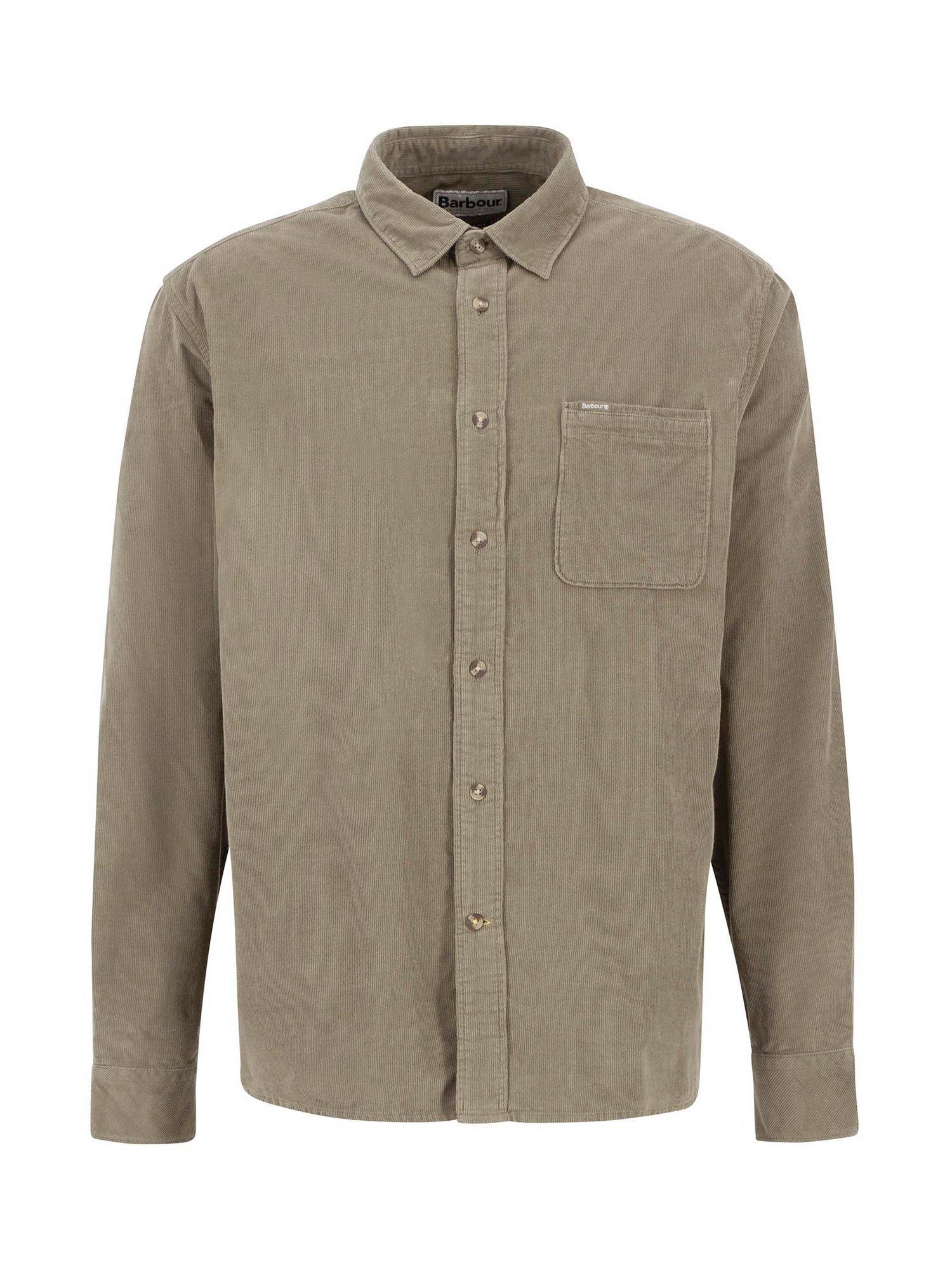 Product image 4 of 5, which shows Barbour Bramside Cotton Cord Shirt, Olive, M