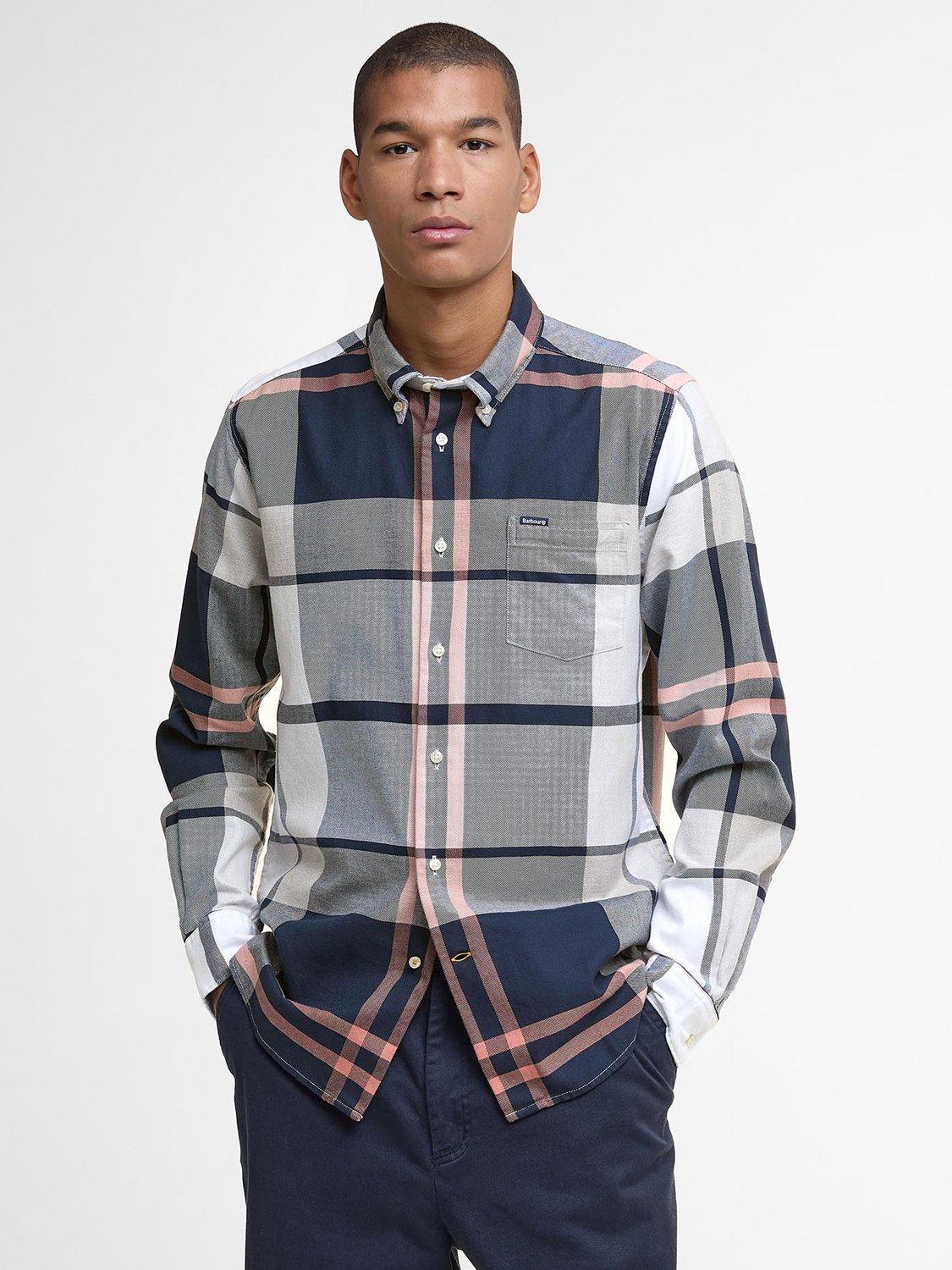 Barbour Dunoon Cotton Regular Fit Check Shirt, Riverstone Tartan