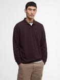 Barbour International Cotton Regular Fit Long Sleeve Polo Shirt, Java Red