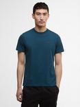 Barbour International Lightweight Cotton Logo T-Shirt, Shaded Emerald