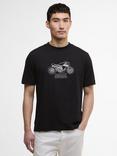 Barbour International Moto Topher T-Shirt, Black
