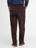 Barbour Stretch Cord Relaxed Trousers, Dark Oak