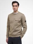 Barbour Ilford Cotton Blend Interlock Sweatshirt, Brindle