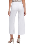NYDJ Wide Leg Cargo Capri Trousers, Optic White, Optic White