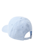 Lindex Kids' Linen-Cotton Baseball Cap, Light Blue