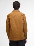 Barbour Harton Cotton Regular Fit Overshirt, Bronze Brown