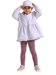Lindex Kids' Water Repellent Hooded Jacket, Light Dusty Lilac