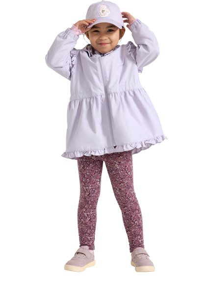 Lindex Kids' Water Repellent Hooded Jacket, Light Dusty Lilac, Light Dusty Lilac