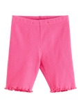 Lindex Kids' Rib Cycling Shorts, Pink