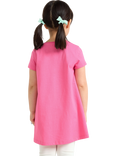 Lindex Kids' Cotton Ice Cream Print Tunic Top, Pink