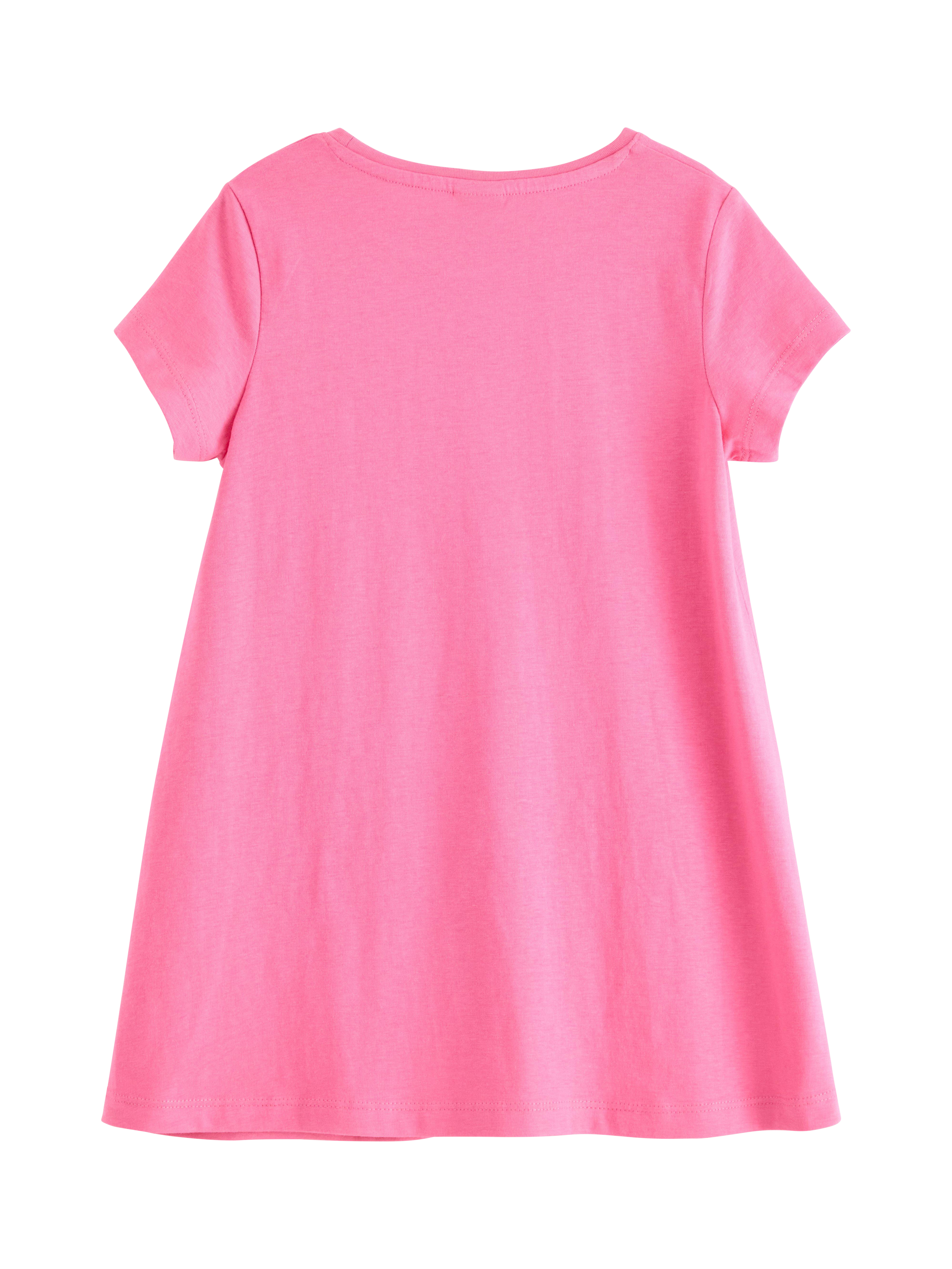 Product image 5 of 6, which shows Lindex Kids' Cotton Ice Cream Print Tunic Top, Pink, 4-5 years