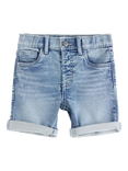 Lindex Kids' Denim Shorts, Light Denim