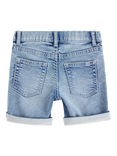 Lindex Kids' Denim Shorts, Light Denim