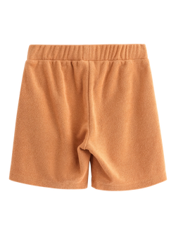 Lindex Kids' Terry Shorts, Dark Beige - view 2, Dark Beige