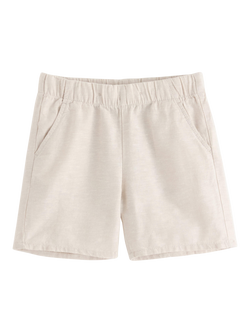 Lindex Kids' Linen-Cotton Shorts, Light Grey, Light Grey