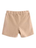 LIndex Baby Cotton Drawstring Shorts, Beige