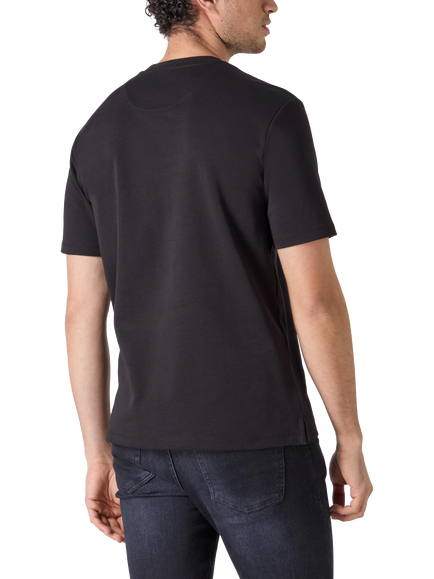 Oliver Sweeney Palmela Cotton Double Knit Jersey T-Shirt - view 2, Black