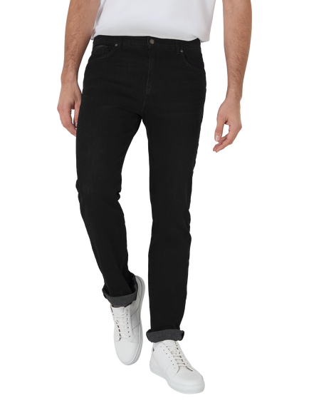 Oliver Sweeney Limerick Regular Fit Tapered Jeans, Black