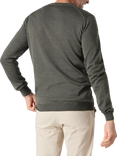 Oliver Sweeney Camber Merino Wool Crew Neck Jumper, Khaki